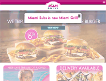 Tablet Screenshot of miamisubs.com